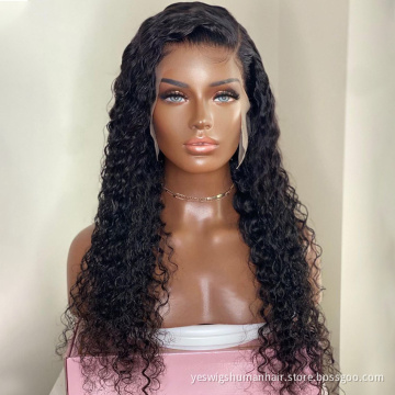 Yeswigs Full Hd Lace Front Wig Raw Indian Cuticle Aligned Virgin Afro Curly Human Hair Lace Frontal Wig For Women Human Hair